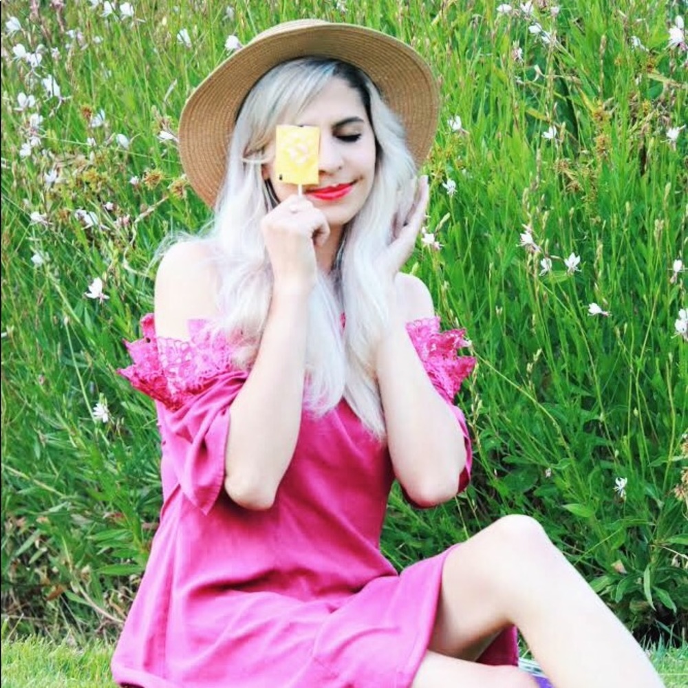 🌟Rose Shift Off Shoulder Dress In Raspberry🌟✨ - Picture 6 of 8